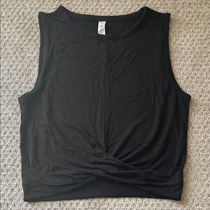 Black Sleeveless Top